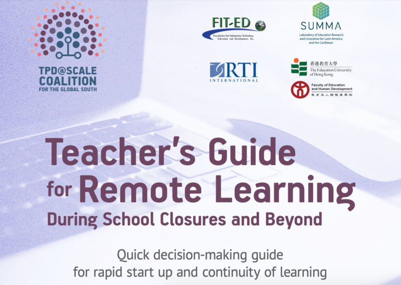 Teacher's Guide for Remote Learning