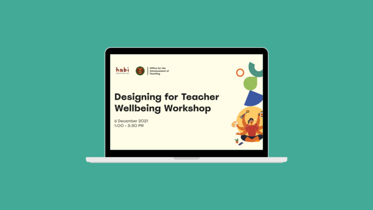 Designing for Teacher Wellbeing